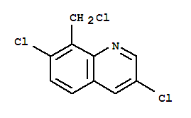 3,7-Dichloro-8-(chloromethyl)quinoline Structure,84086-96-4Structure