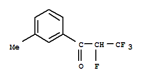 (9ci)-2,3,3,3-四氟-1-(3-甲基苯基)-1-丙酮结构式_84125-10-0结构式