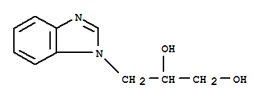 (9ci)-3-(1H-苯并咪唑-1-基)-1,2-丙二醇结构式_84227-78-1结构式