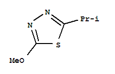 1,3,4-Thiadiazole, 2-methoxy-5-(1-methylethyl)- Structure,84353-03-7Structure