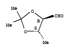 (4r,5s)-(9ci)-2,2,5-三甲基-1,3-二氧戊环-4-羧醛结构式_84519-53-9结构式