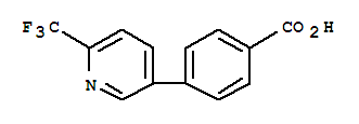 4-(6-(Trifluoromethyl)pyridin-3-yl)benzoic acid Structure,845826-95-1Structure