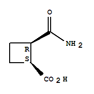 顺式-(9ci)-2-(氨基羰基)-环丁烷羧酸结构式_84585-78-4结构式
