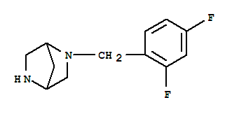 (1S,4s)-(+)-2-(2,4-difluoro-benzyl)-2,5-diaza-bicyclo[2.2.1]heptane di(trifluoromethylacetate) Structure,845866-69-5Structure