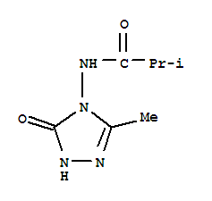 Propanamide,n-(1,5-dihydro-3-methyl-5-oxo-4h-1,2,4-triazol-4-yl)-2-methyl- Structure,847203-30-9Structure