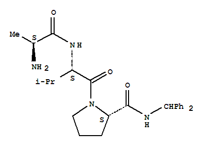 L-Prolinamide, L-alanyl-L-valyl-N-(diphenylmethyl)- Structure,847256-33-1Structure