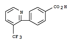 4-(3-(Trifluoromethyl)pyridin-2-yl)benzoic acid Structure,847446-88-2Structure