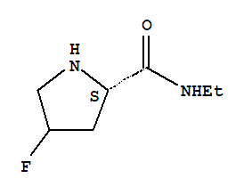 (2S)-(9CI)-N-乙基-4-氟-2-吡咯烷羧酰胺结构式_847866-53-9结构式