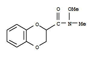 N-甲氧基-N-甲基-2,3-二氢苯并[b][1,4]二噁英e-2-羧酰胺结构式_848170-22-9结构式