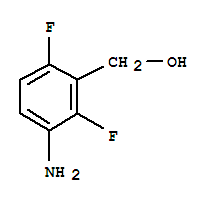 Benzenemethanol, 3-amino-2,6-difluoro-(9ci) Structure,84832-03-1Structure