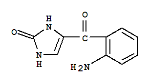 4-(2-氨基苯甲酰基)-1,3-二氢-2H-咪唑-2-酮结构式_849454-36-0结构式