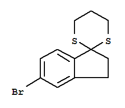 5-Bromo-1,1-(propylenedithio)-indane Structure,850349-58-5Structure