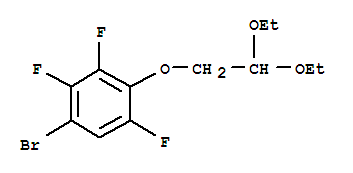 1-Bromo-4-(2,2-diethoxyethoxy)-2,3,5-trifluorobenzene Structure,850349-82-5Structure