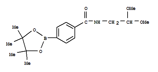 N-(2,2-dimethoxy-ethyl)-4-(4,4,5,5-tetramethyl-[1,3,2]dioxaborolan-2-yl)-benzamide Structure,850411-06-2Structure