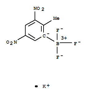 (3,5-二硝基-2-甲基苯基)三氟硼酸钾结构式_850623-72-2结构式