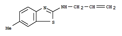 2-Benzothiazolamine,6-methyl-n-2-propenyl-(9ci) Structure,85063-66-7Structure