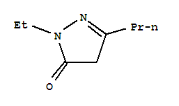 3H-pyrazol-3-one,2-ethyl-2,4-dihydro-5-propyl- Structure,851606-74-1Structure