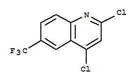 2,4-Dichloro-6-(trifluoromethyl)quinoline Structure,852203-17-9Structure