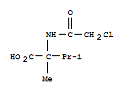 Butyric acid,2-(2-chloroacetamido)-2,3-dimethyl-(5ci) Structure,854433-14-0Structure