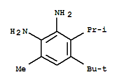 Toluene-2,3-diamine, 5-tert-butyl-4-isopropyl- (4ci) Structure,854633-87-7Structure