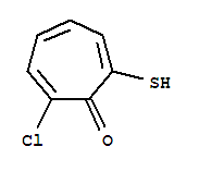 2-Chloro-7-sulfanyl-2,4,6-cycloheptatrien-1-one Structure,855402-67-4Structure