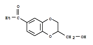 1-Propanone,1-[2-(hydroxymethyl)-1,4-benzodioxan-6-yl]-(3ci) Structure,856081-50-0Structure