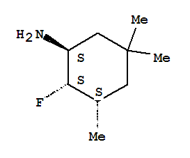 (1alpha,2beta,3beta)-(9ci)-2-氟-3,5,5-三甲基-环己胺结构式_85623-64-9结构式