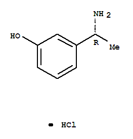 (R)-3-(1-氨基乙基)苯酚盐酸盐结构式_856563-08-1结构式