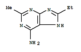 9H-purin-6-amine,8-ethyl-2-methyl- Structure,857173-13-8Structure