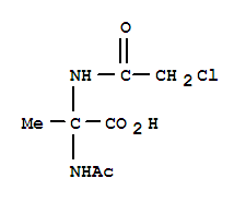 (5CI)-2-乙酰氨基-2-(2-氯乙酰氨基)-丙酸结构式_857226-21-2结构式