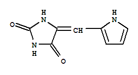 2,4-Imidazolidinedione,5-(1h-pyrrol-2-ylmethylene)- Structure,857767-91-0Structure