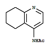 (5CI)-4-乙酰氨基-5,6,7,8-四氢喹啉结构式_858466-68-9结构式