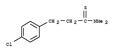 3-(4-Chlorophenyl)-n,n-dimethylpropanethioamide Structure,858783-59-2Structure