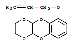 (5ci)-6-(烯丙氧基)-2,3,4a,10a-四氢-苯并[b]-p-二噁英并[2,3-e]-p-二噁英结构式_858789-66-9结构式