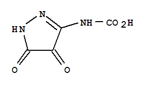 (1ci)-4,5-二氢-4,5-二酮-3-吡唑氨基甲酸结构式_859955-10-5结构式