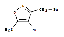 (5ci)-5-氨基-3-苄基-4-苯基-异噁唑结构式_860371-56-8结构式