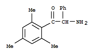 alpha-氨基-2,4,6-三甲基-alpha-苯基-苯乙酮结构式_860538-02-9结构式