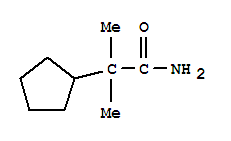 2-Cyclopentyl-2-methylpropanamide Structure,861316-90-7Structure