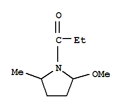 (2CI)-2-甲氧基-5-甲基-1-丙酰基-吡咯烷结构式_861384-72-7结构式