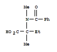 Hippuric acid,-alpha--ethyl-n,-alpha--dimethyl-(1ci) Structure,861568-44-7Structure