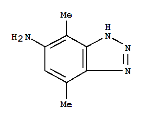 4,7-Dimethyl-1h-benzotriazol-5-amine Structure,861603-62-5Structure