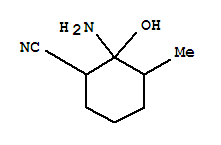 Cyclohexanenitrile,2-amino-2-hydroxy-3-methyl-(2ci) Structure,861618-27-1Structure