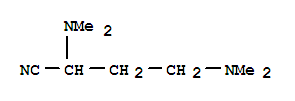 2,4-Bis(dimethylamino)butanenitrile Structure,861777-15-3Structure