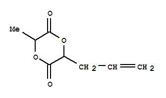 (9ci)-3-甲基-6-(2-丙烯基)-1,4-二噁烷-2,5-二酮结构式_862374-91-2结构式