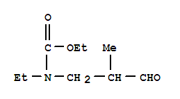 Ethyl ethyl(2-methyl-3-oxopropyl)carbamate Structure,863418-84-2Structure