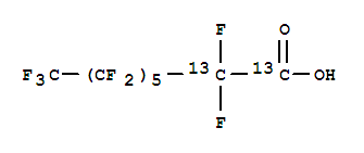 Perfluorooctanoic Acid-13C2 Structure,864071-08-9Structure