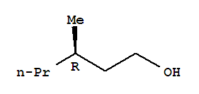 (R)-3-甲基-1-己醇结构式_86423-92-9结构式