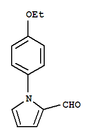 (9ci)-1-(4-乙氧基苯基)-1H-吡咯-2-羧醛结构式_86454-34-4结构式