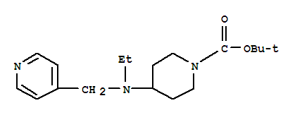 1-Boc-4-(ethyl-pyridin-4’-ylmethyl-amino)-piperidine Structure,864685-10-9Structure