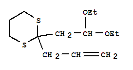 2-烯丙基-2-(2,2-二乙氧基乙基)-1,3-二噻烷结构式_864685-35-8结构式